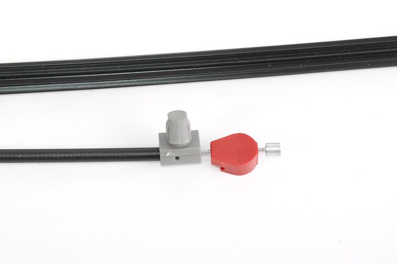 thumbnail image 2 of Suriano Car Passion Abarth 500 Seat Lift Handle – Left Side, Black, Backrest, OEM 71752325, New 2 of 4